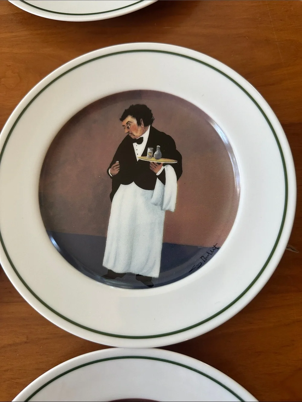 6 Vintage Williams Sonoma Guy Buffet Sommelier Series 7.75” Salad Plates